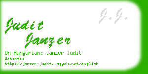 judit janzer business card